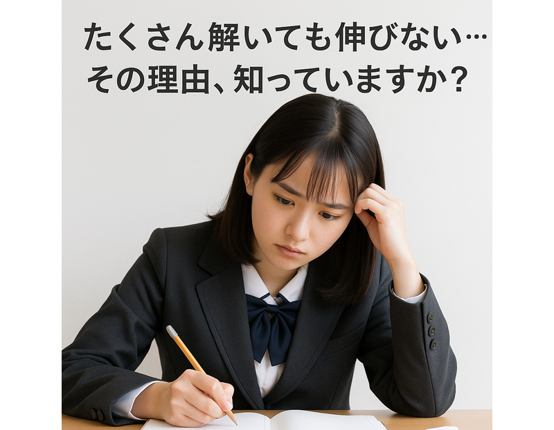 「問題を解いても成績が伸びない」本当の理由とは？考える力がカギだった！